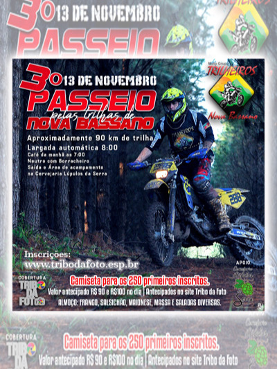 3º PASSEIO PELAS TRILHAS DE NOVA BASSANO