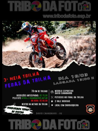 3ª MEIA TRILHA DOS FERAS DA TRILHA DE DAVID CANABARRO-RS
