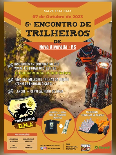5ª ENCONTRO DE TRILHEIROS DE NOVA ALVORADA-RS